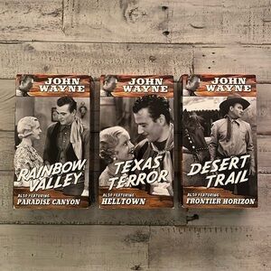 John Wayne Collection II‎ 6 VHS Movies